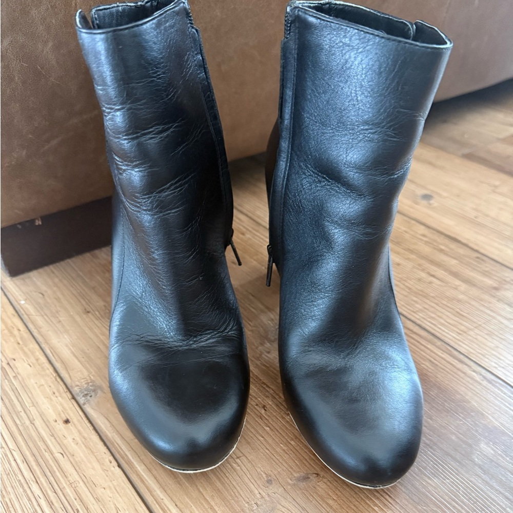 Michael Kors Black Leather Boots